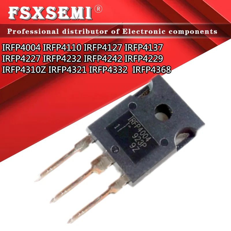 5pcs IRFP4004 IRFP4110 IRFP4127 IRFP4137 IRFP4227 IRFP4232 IRFP4242 IRFP4229 IRFP4310 IRFP4310Z IRFP4321 IRFP4332 IRFP4368 TO3P