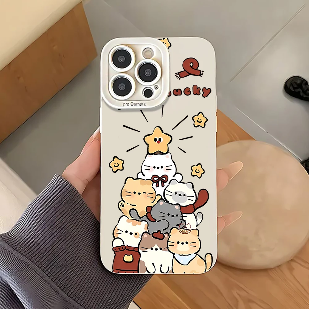 TPU Kitten Silicone Luxury Phone Cases For Samsung Galaxy S26 S25 S24 S23 Ultra Plus FE Note20 A33 A56 A26 A53 A16 A36 A55 Cover