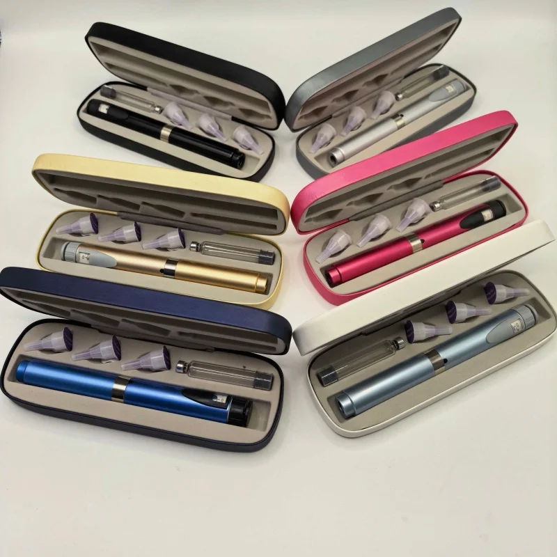 Dual Function Reusable Pen Set, Insulin & Beauty Pen, 3ml Cartridge, Storage Case, 3 Needles & Vial, No Medicine
