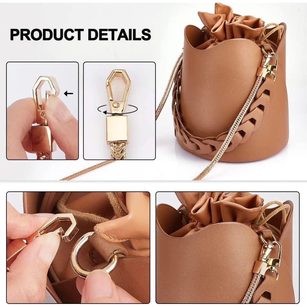 ثعبان حقيبة سلاسل حقيبة سلسلة حزام استبدال 7 مللي متر واسعة شقة سلسلة حزام سلاسل معدنية للمحفظة حمل حقيبة الكتف حقيبة كروسبودي