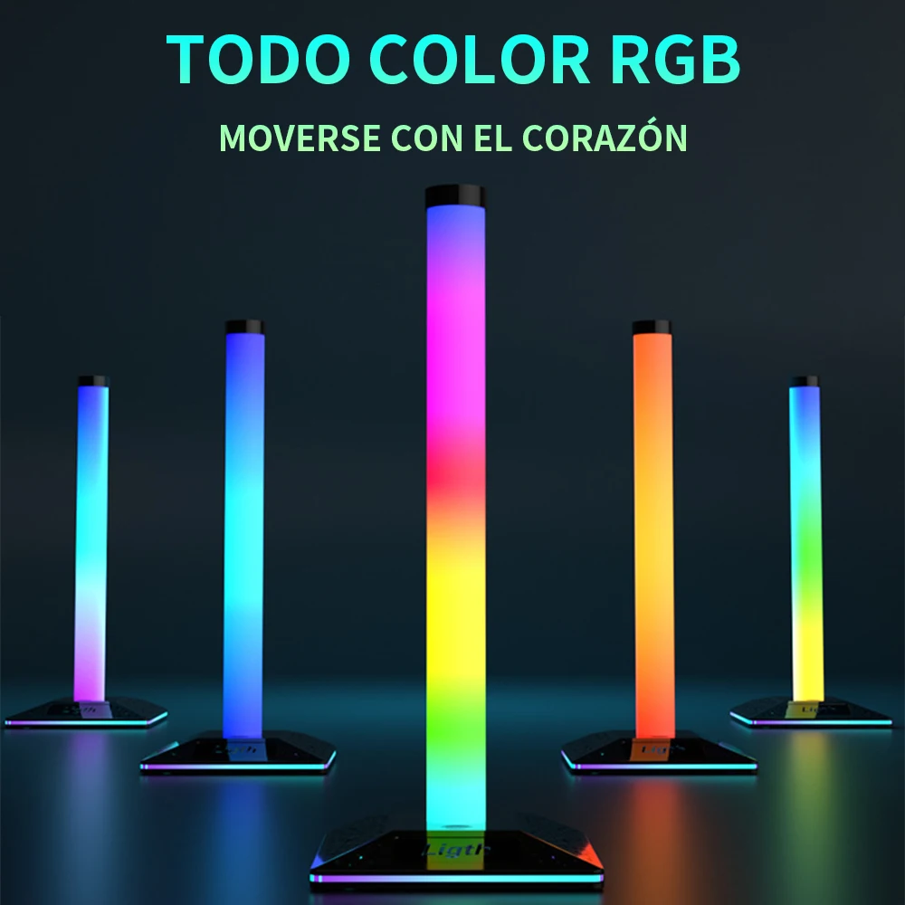 LED لمبة مكتب 5 فولت USB RGB الموسيقى APP التحكم عن بعد الإضاءة لغرفة ألعاب الكمبيوتر Esports ضوء لمبات الليل