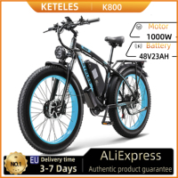 KETELES K800 adult Mountain Electric Bicycle 2000W motor 48v23ah Battery Electric Bike 26 inch fat tire Mountain off-road ebike