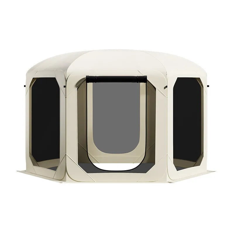 Summer mesh tent, outdoor ventilated and breathable leisure camping tent, quick-opening foldable portable outdoor tent