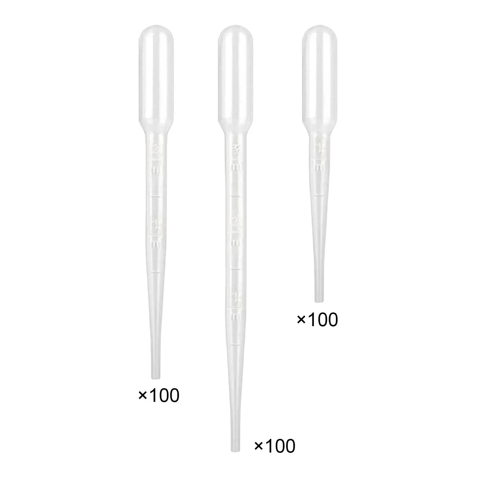 Pack of 100 Disposable Eye Dropper Pipettes for DIY Projects And Experiments