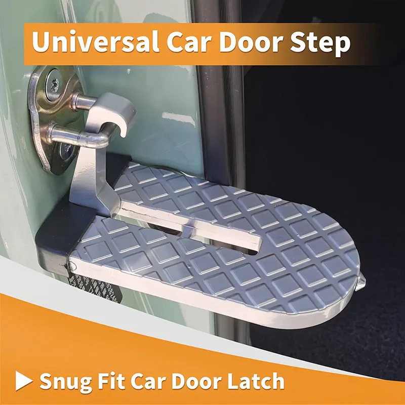 

Foldable Car Roof Rack Step Car Door Step Multifunction Universal Latch Hook Foot Pedal Aluminium Alloy Safety car accessories