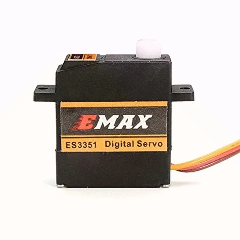 1 SZTUK EMAX ES3301 ES3351 ES3302 ES3352 9mm 4.8-6V Analog / Digital Servo Metal Gear For RC Glider Rc Airplane RC Drone