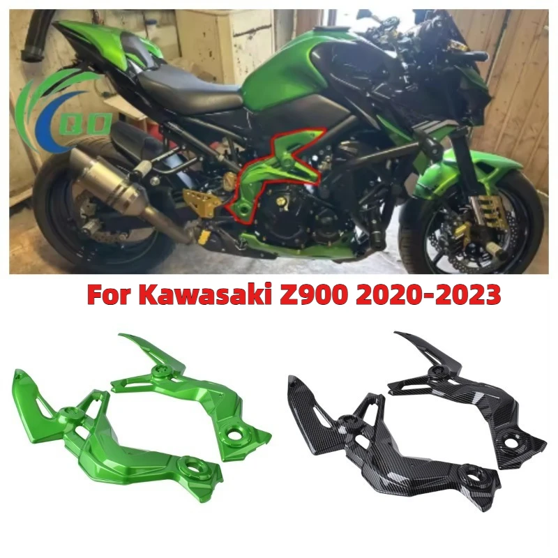 Cubierta de marco embellecedor lateral Z900, accesorios de Motor de carenado para motocicleta Kawasaki Z 900 2020 2021 2022 2023 2024