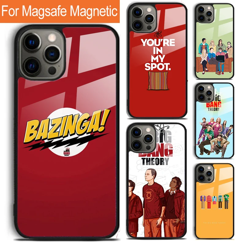 The Big Bang Theory Phone Case For iPhone 16 15 14 13 12 11 Pro Max Plus Magsafe Magnetic Wireless Charging Cover