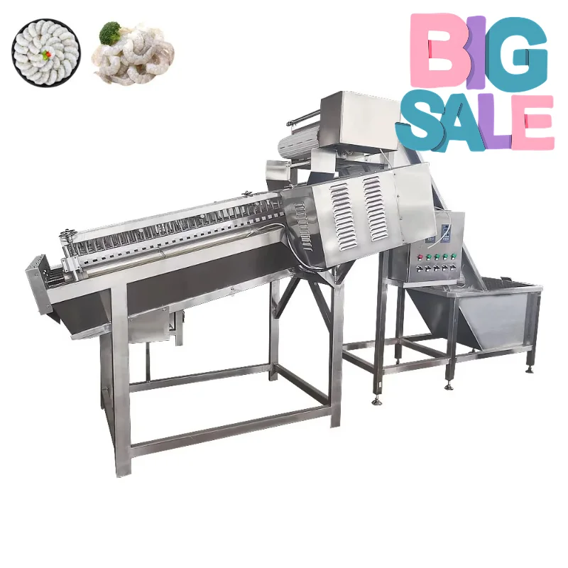 Industrial Shrimp Sheller Machine Customized Electric Shrimp Peeling Machine Seafood Factory Equipment