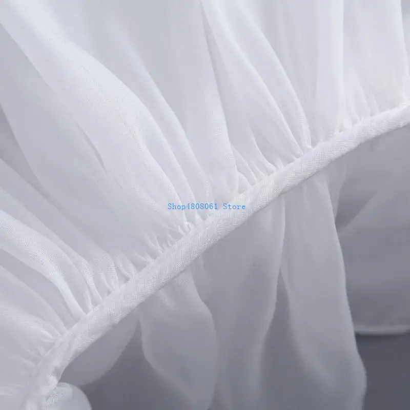 T3LC gotische kanten kraag Halloween-accessoire voor volwassenen kinderen cosplay ademend polyester