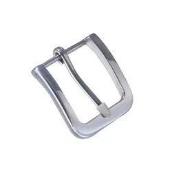 1pcs 40mm Stainless Steel Belt Buckle End Bar Heel bar Buckle Single Pin  Buckle for Leather Craft Jeans Webbing