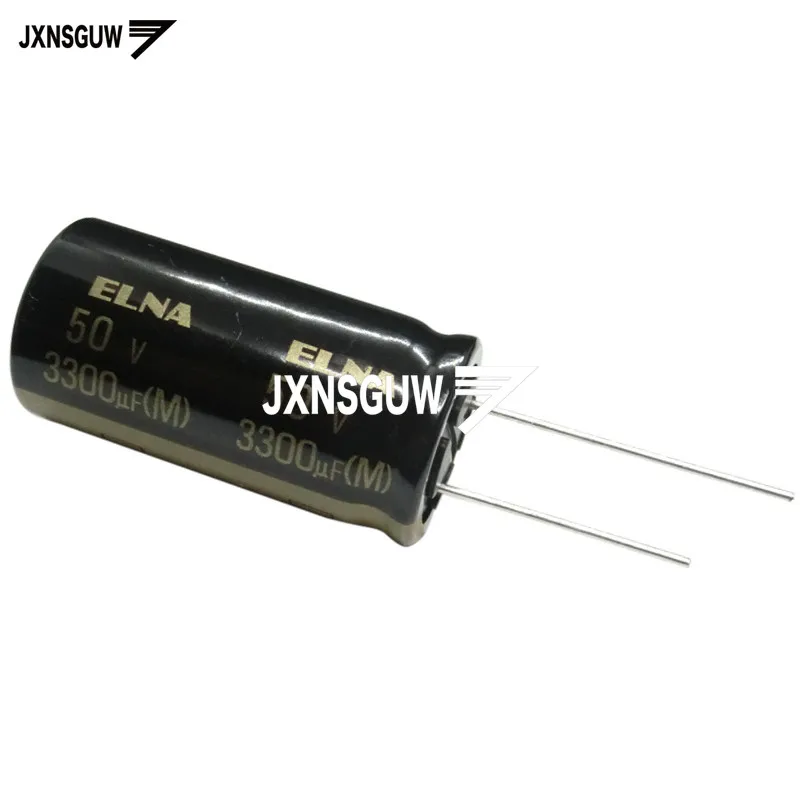 

10PCS Original ELNA RA3 50V3300UF 18X35.5MM audio Aluminum electrolytic capacitor 3300uF/50V 85 degrees 50v 3300uF ra3