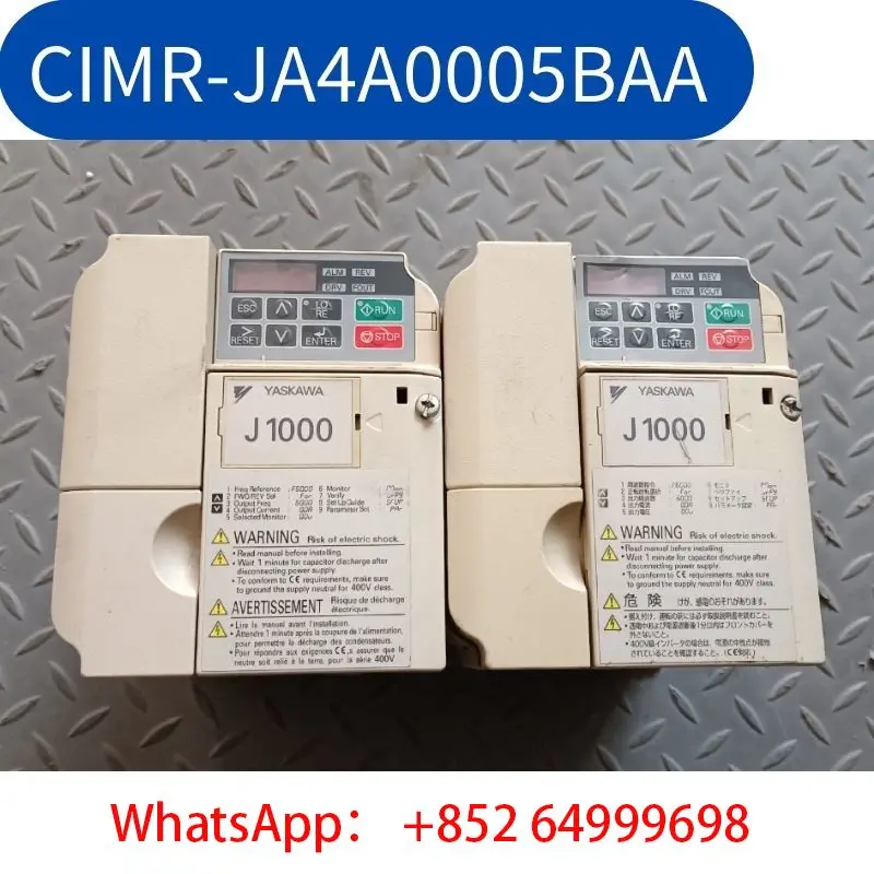 

CIMR-JA4A0005BAA inverter 2.2KW/1.5KW. 380V tested ok Fast Shipping