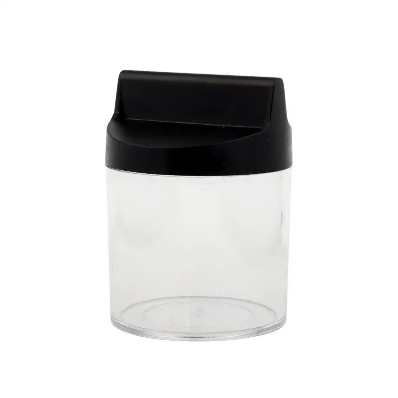 Magnetic Storage Box For Office Clips Dispenser Creative Transparent Jar Stationery Desk Clips Holder Office Desk Accessories