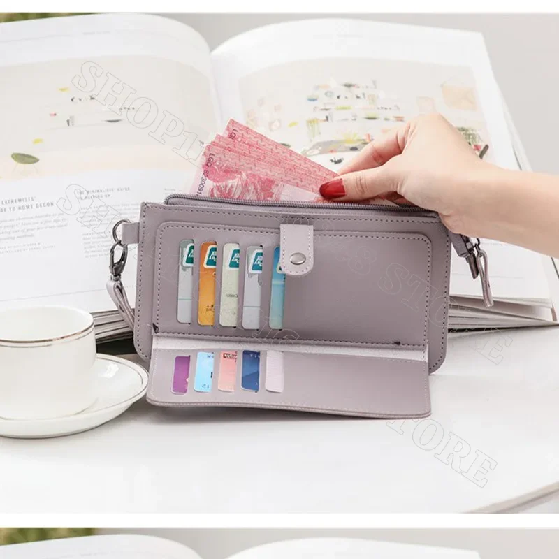 New Snoopy Women Wallets Cute Purses Cartoon Anime Graphic Print Purse Large Capacity Portable Kawaii Wallet Birthday Party Gift