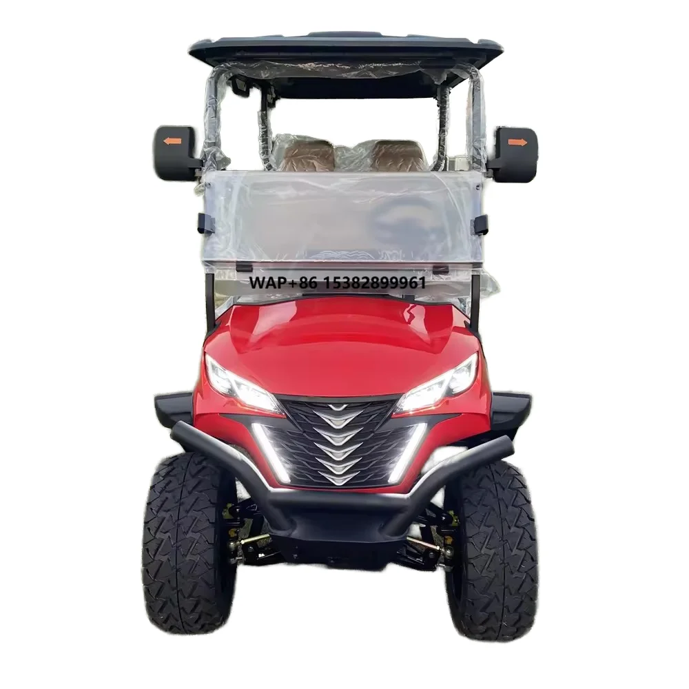 Fast Speed 72V Electric Golf Cart with Adjustable Seats and Safety Belt Ideal for Family Leisure Travel and Rental Business
