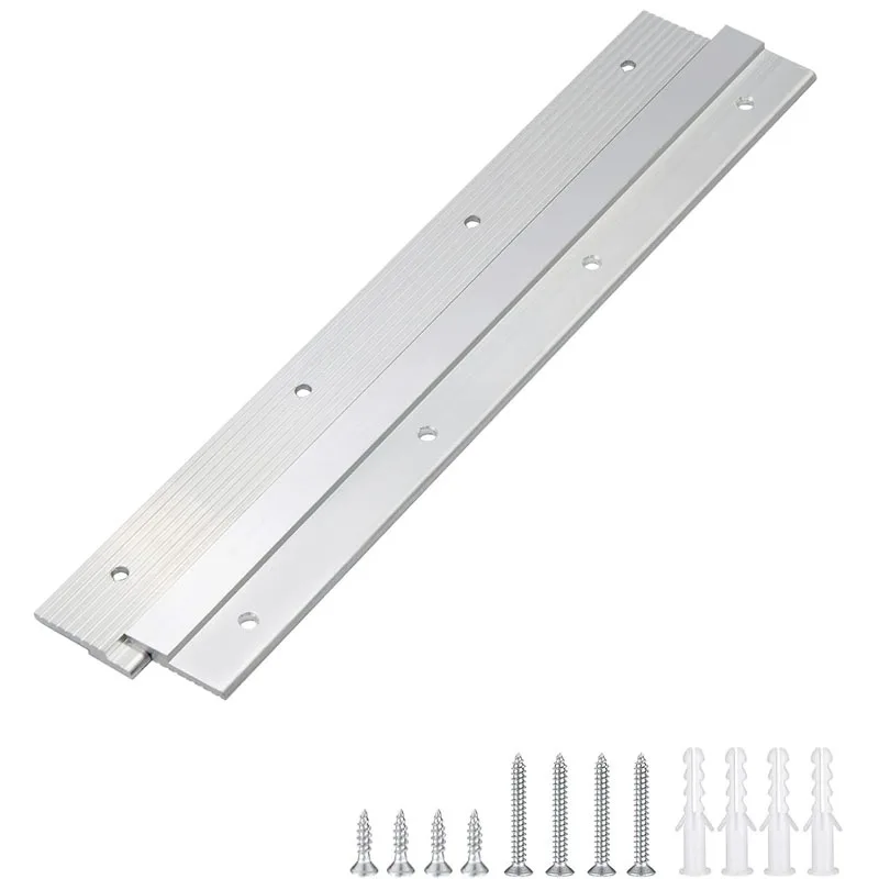 Aluminum natural French cleats photo frame hook, heavy duty Z-clip, interlocking wall hanging