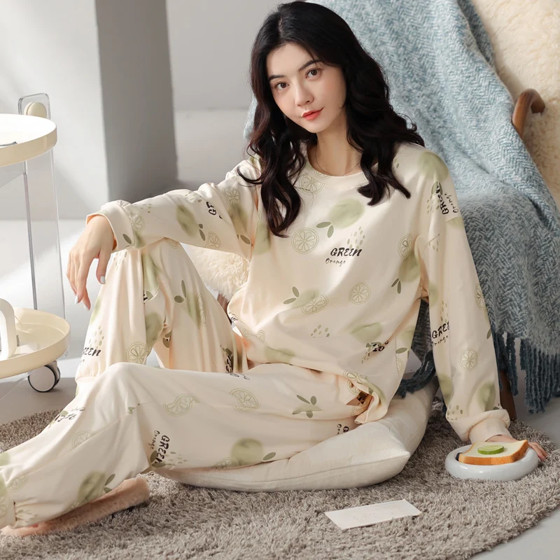 

Pajama Sets Bride Women Wool Round Neck Homewear Classical Wife Thermal Warm Cozy Soft Comfortable Durable Home Sleepwear Winter