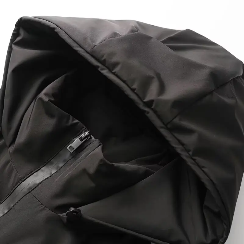 With Hoodies Jackets Winter Women's Coat Hoody Outwear Black Thick Warm Long Sleeve Coat 2024 inszart Elegant Fashion Woman Coat