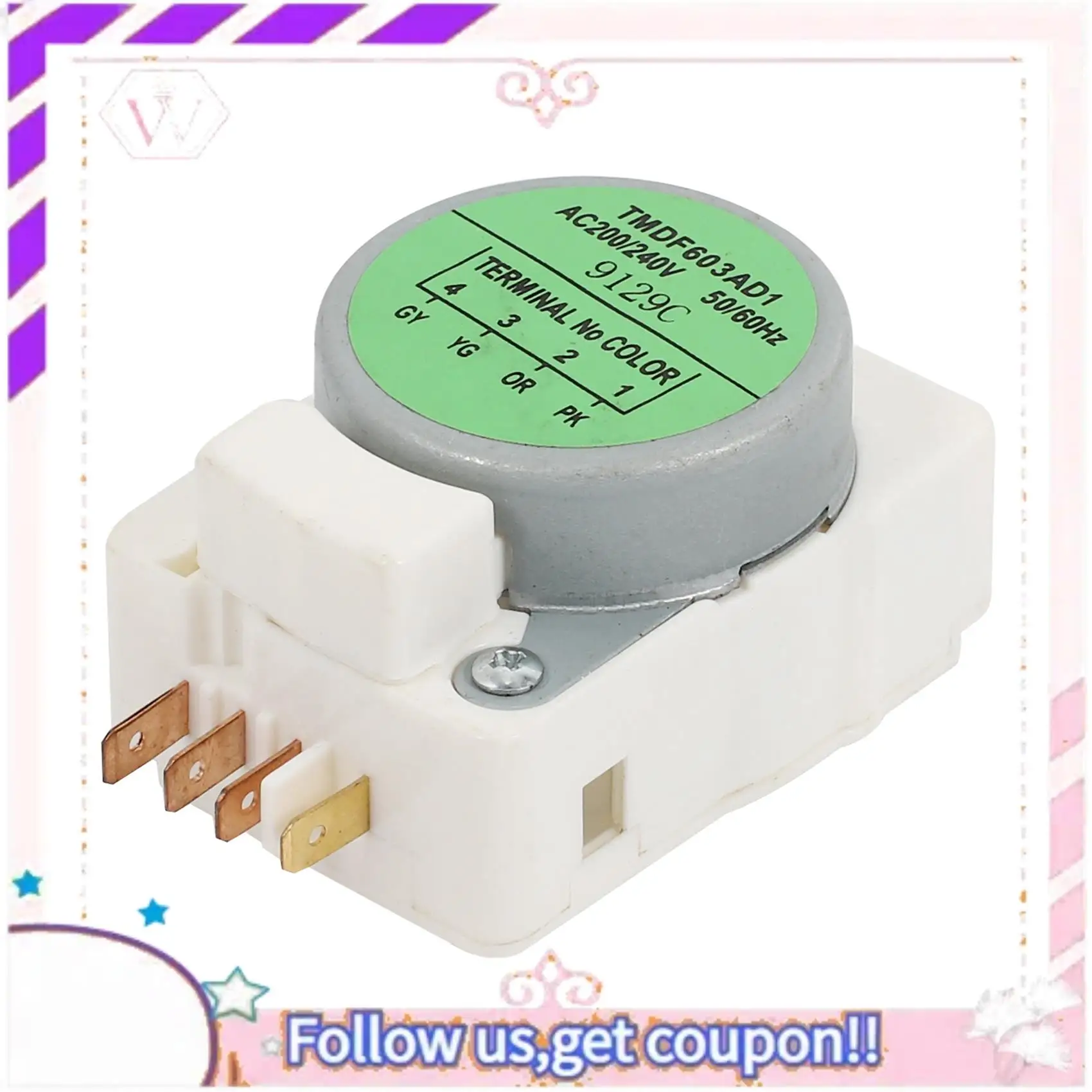 مؤقت إزالة الجليد الميكانيكي المتين لأجزاء الثلاجة TMDF603AD1 مؤقت إزالة الجليد للثلاجة