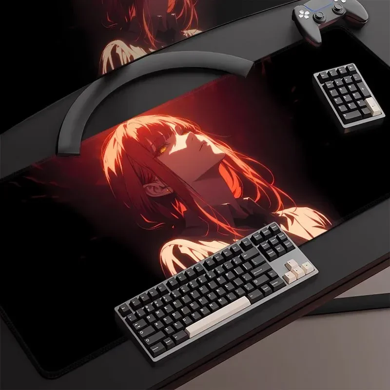 Chainsaw Man Machima Cartoon Trendy Large Mouse Pad Creative Art Design PC Esports Computer Desk Mat Gaming Keyboard Mousepad