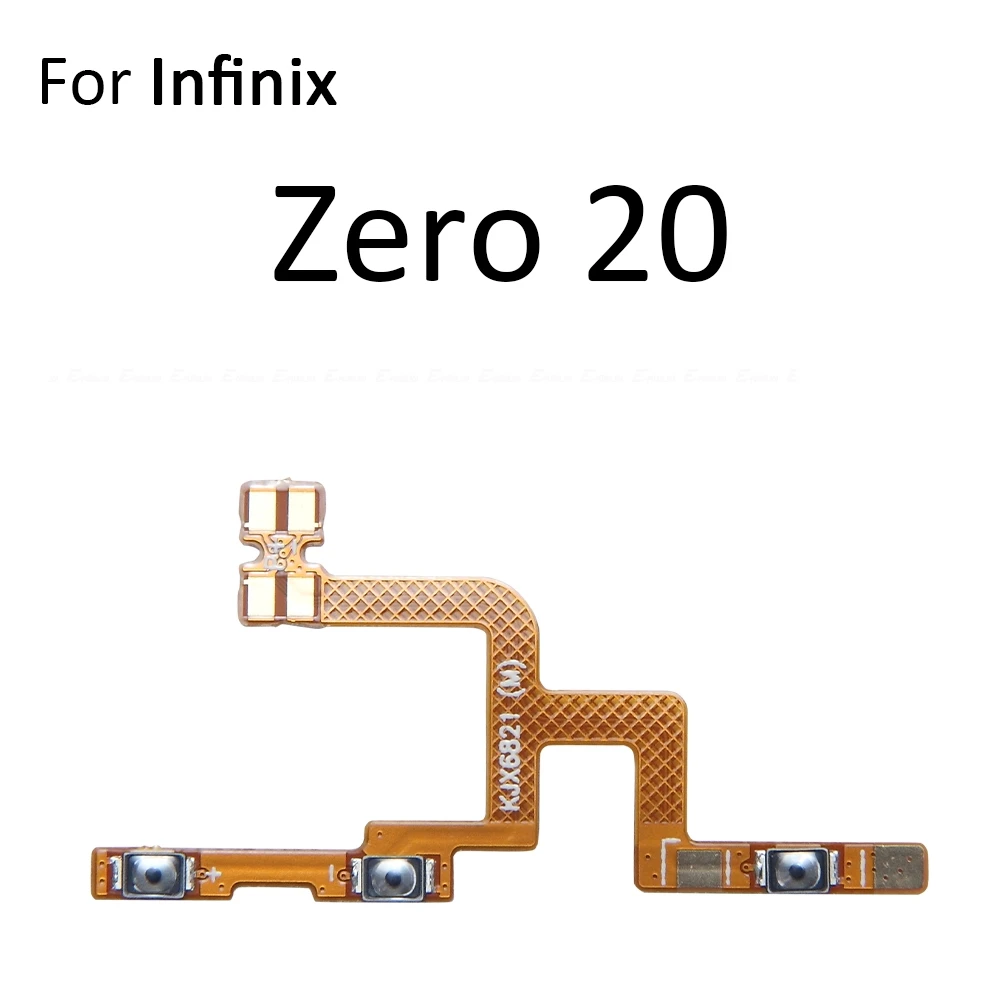 Switch Power ON OFF Button Flex Cable For infinix Zero 20 30 4G 40 5G 2023 8 8i X Neo Ultra GT 10 Pro S5 Mute Silence Volume Key