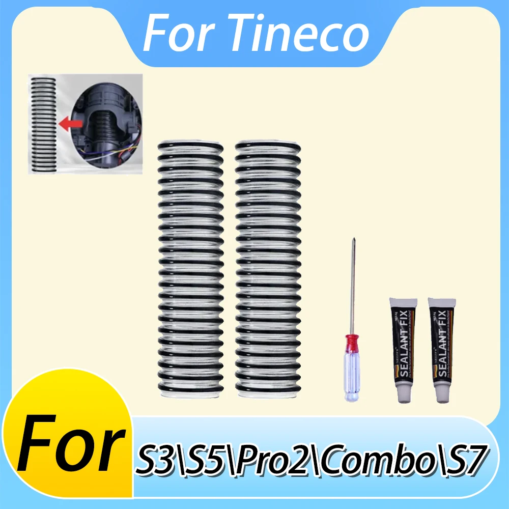 Hose Compatible For Tineco Floor One S3\S5\S6\S7\S5 COMBO Parts Vacuum Cleaner Lower Duct Flexible Tube Sewage Pipe Accessories