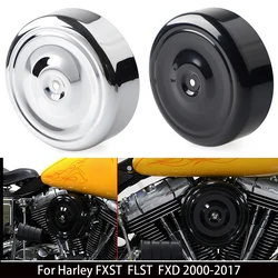 Motorcycle Accessories Air Cleaner Filter Cover For Harley FXST FLST FXD 2000-2017 FLT 1999-2016 Black/Chrome