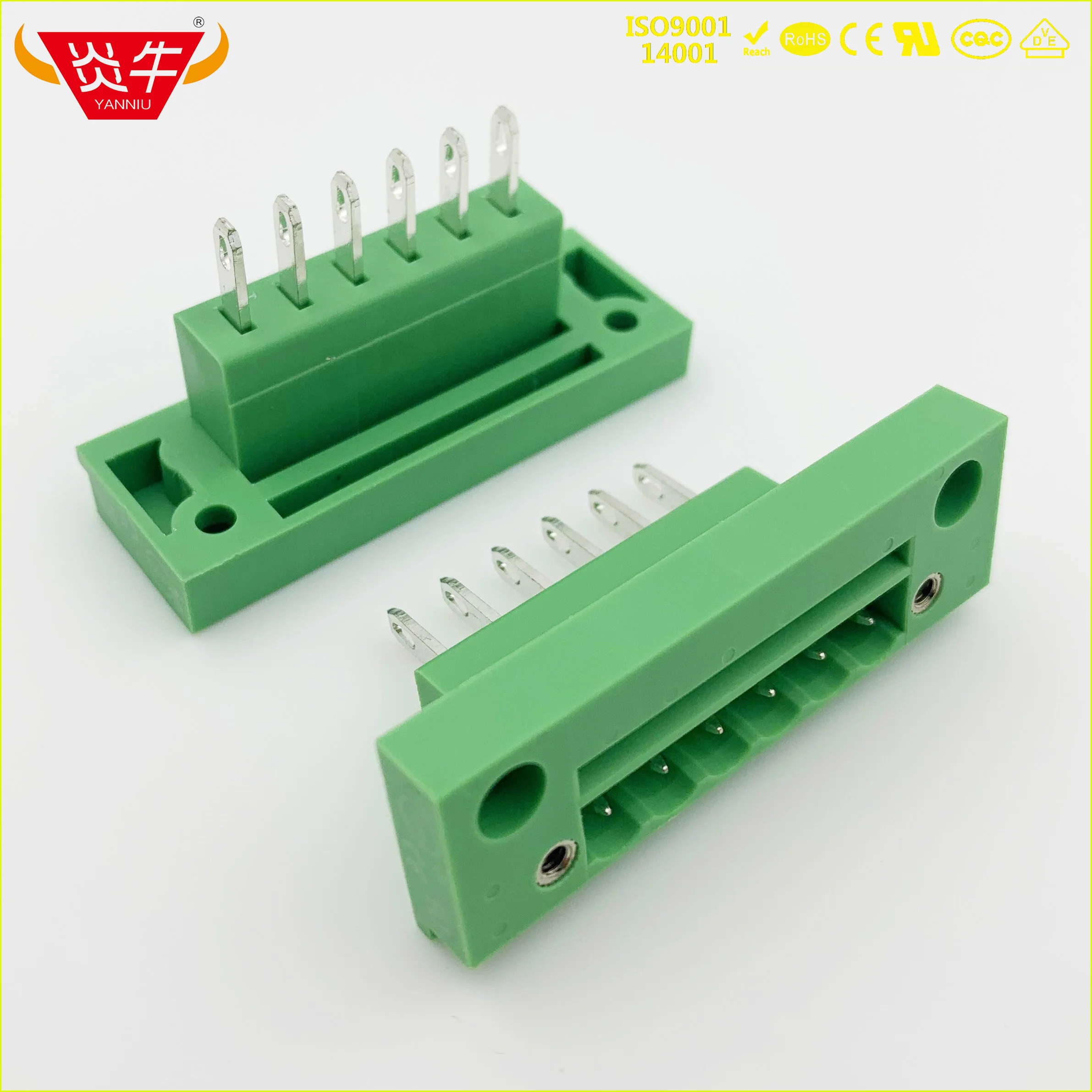 

10Pcs KF2EDGWB 5.08 2P ~ 12P THROUGH THE WALL PLUG-IN TEMINAL BLOCK 2CDGB 5.08mm 2PIN ~ 12PIN DFK-MSTB 2,5 GF PHOENIX CONTACT