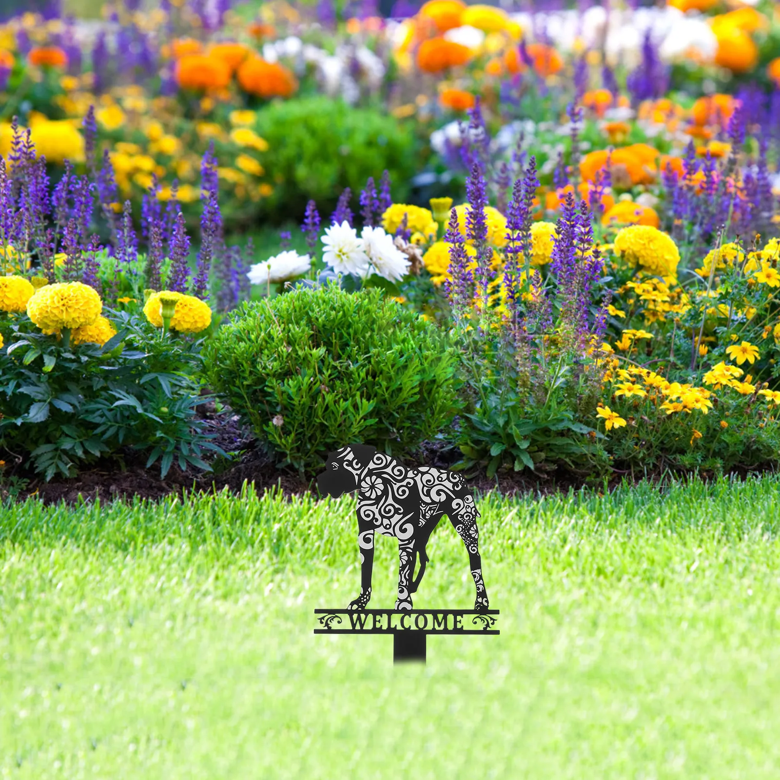 

1pc Acrylic Art Signs Ornament Outdoor Lawn Decoration Durable Animal Garden Decorative Inserts for Home Yard Rural Courtyard