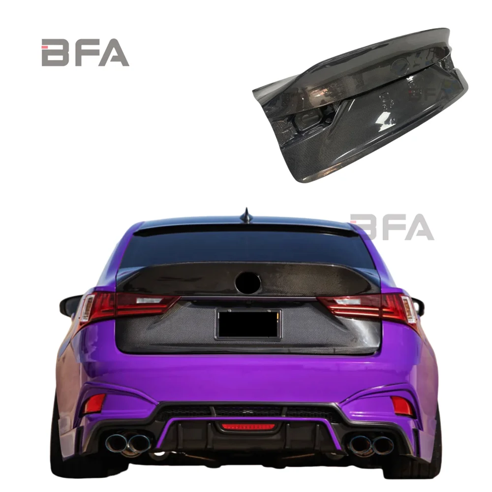 

For 13-19 Lexus Is200 Is250 Is300 Is350 Upgraded Carbon Fiber Trunk Cover C-style Trunk Lid Body Kit