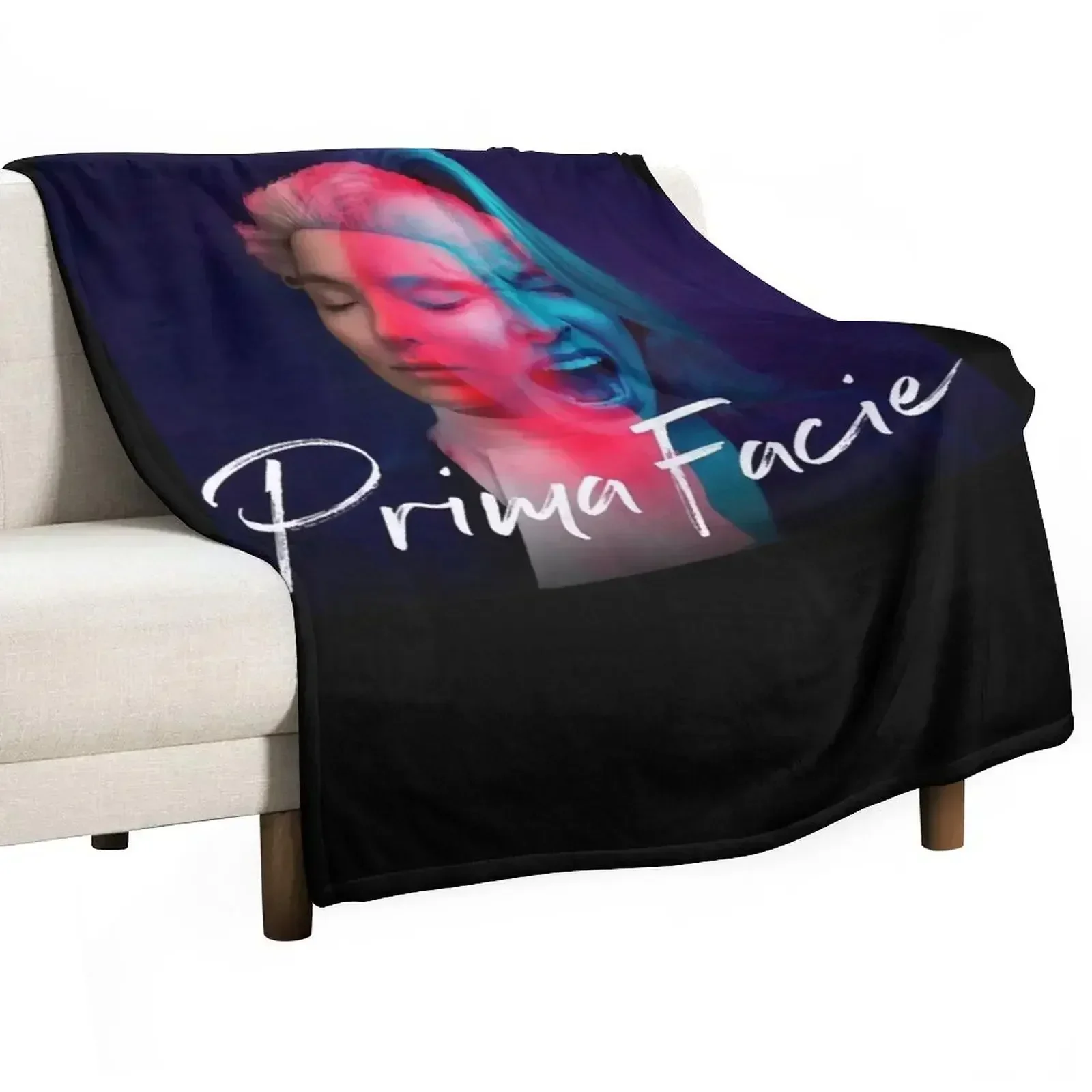 

Prima Facie - Jodie Comer Throw Blanket Soft Big Decoratives Luxury Designer Blankets