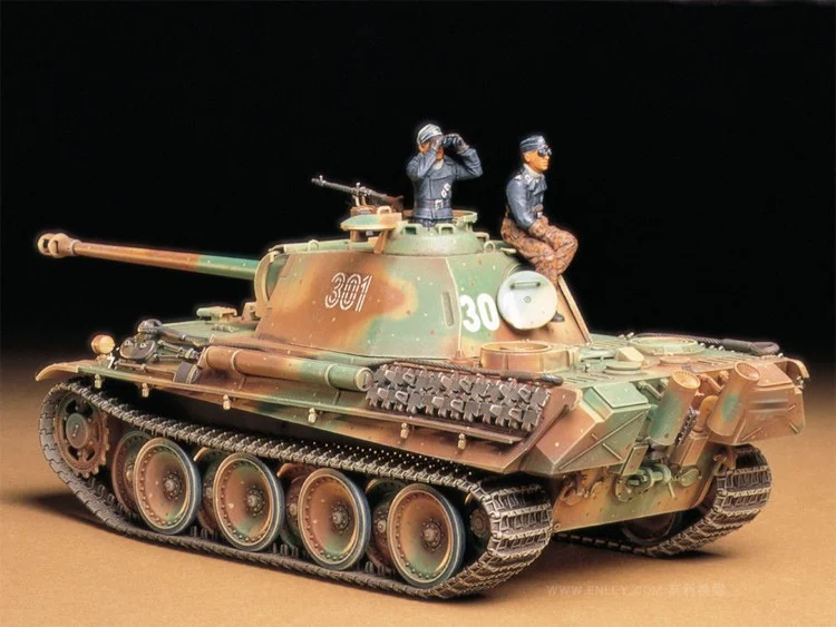 タミヤモデル 1/35 戦車モデルキット 35176 Panzerkampfwagen V Ausf G (Sd.Kfz.171) Späte バージョン