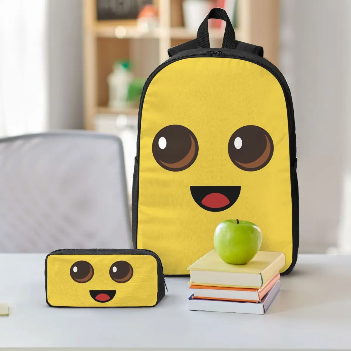 Peely Victory Royale Banana Backpack Student BookBag School Bag Shoulder Bags 3ps Insulated Lunch Bag Pencil Case
