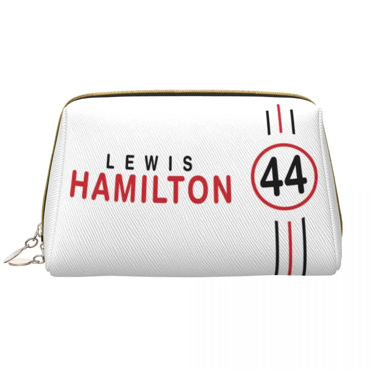 Custom Hamiltons 44 Car Race Toiletry Bag Women Cosmetic Makeup Organizer Lady Beauty Storage Dopp Kit Case