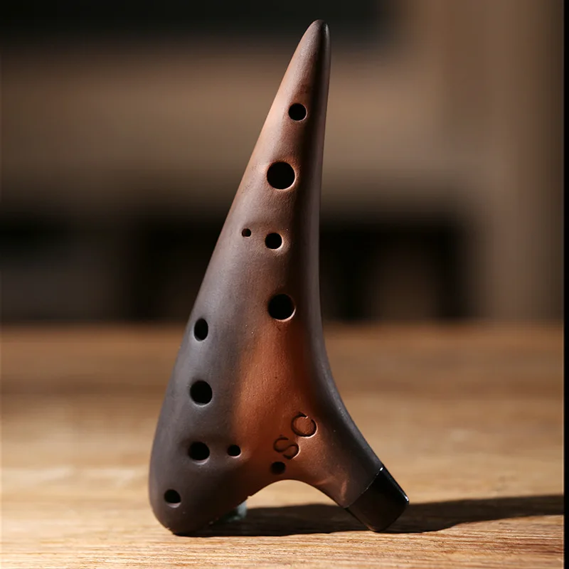 Pottery 12 Holes Ocarina Alto Tone AC Legend Ocarina Tapion Professional Musical Instrumentation Accessories Ocarina of Time