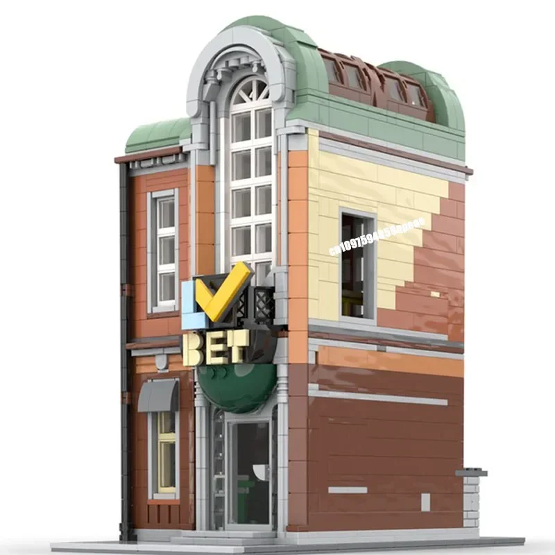 ใหม่ 1504PCS เมืองขายร้อนสตรีทวิว Moc โมดูลาร์ LVBET รุ่นที่กำหนดเองปริศนา DIY ความคิดสร้างสรรค์ของเล่นเด็กของขวัญวันเกิด