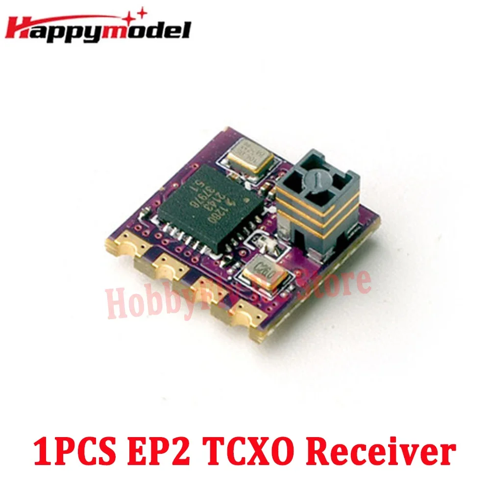 جهاز استقبال HappyModel 2.4G ELRS Tiny ExpressLRS EP1 EP2 EP1Dual TCXO لطائرة سباق FPV طويلة المدى بدون طيار