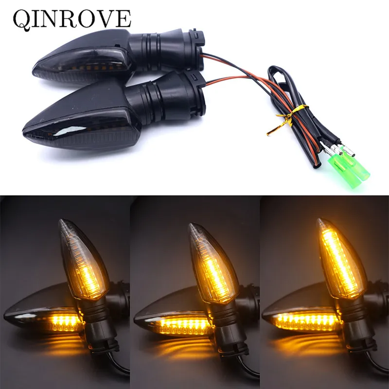 

Motorcycle Turn Signal 12V LED Amber Indicator Light Turning Lamp for Yamaha MT 03 07 09 10 FZ8 TRACER 700 900 VMAX 1700 YZF R9