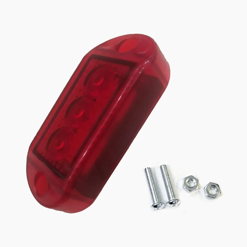 12V 24V LED Truck Side Light Waterproof Trailer Clearance Lamp Exterior Warning Signal Light Decorative Tail Lamp