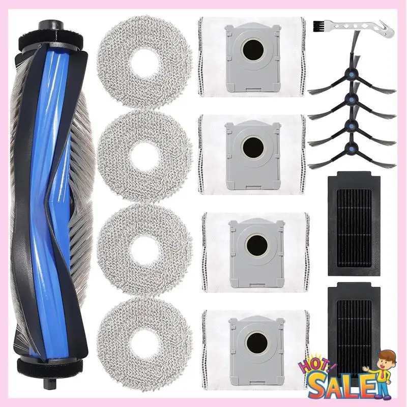 ملحقات كنس الروبوت A88X لمجموعة ملحقات المكنسة الكهربائية Ecovacs Deebot T50 Pro Omni