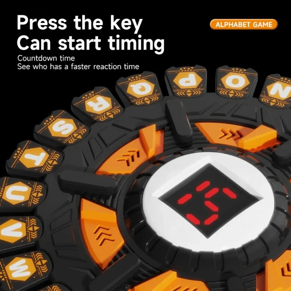 

24 Key Alphabet Board Game With Monitor Multi-mode Gameplay For Kids And Adults Interactive Joyful Learning Of English