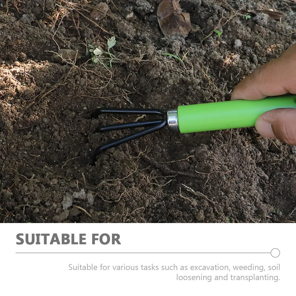 1 مجموعة طقم أدوات الحدائق الفولاذ المقاوم للصدأ مقبض بلاستيكي مجموعة زراعة صغيرة للنباتات الداخلية بونساي زرع أداة إزالة الأعشاب الضارة