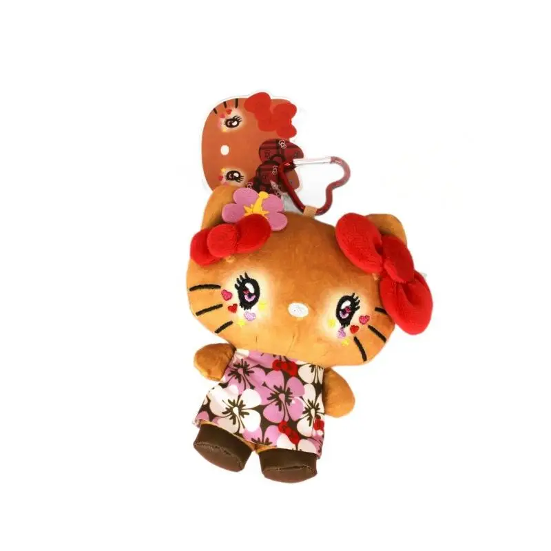 15 cm süße Cartoon Kawaii Shibuya Gyru Hello Kitty Plüschpuppe Schlüsselanhänger Taschenanhänger Spielzeug Geschenk