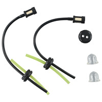 2 Sets Fuel Filter Fuel Hose Seal With Priming Bulbs For Brushcutter Hedge Trimmer Garden Lawn Mower Accessories