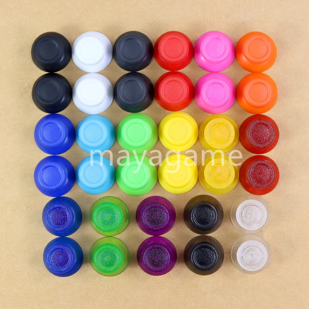 PS4プレイステーション4用3Dアナログジョイスティック,透明サムスティックカバー,ワイヤレスリモコン,10個ピース/ロット