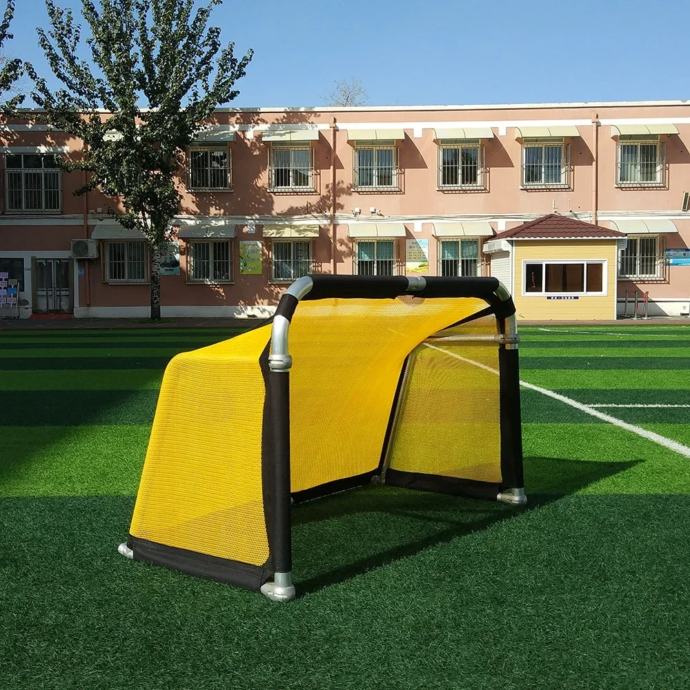 4FT Kids Foldable Soccer Goal Aluminum Frame Portable Net for Backyard Training & Party Games