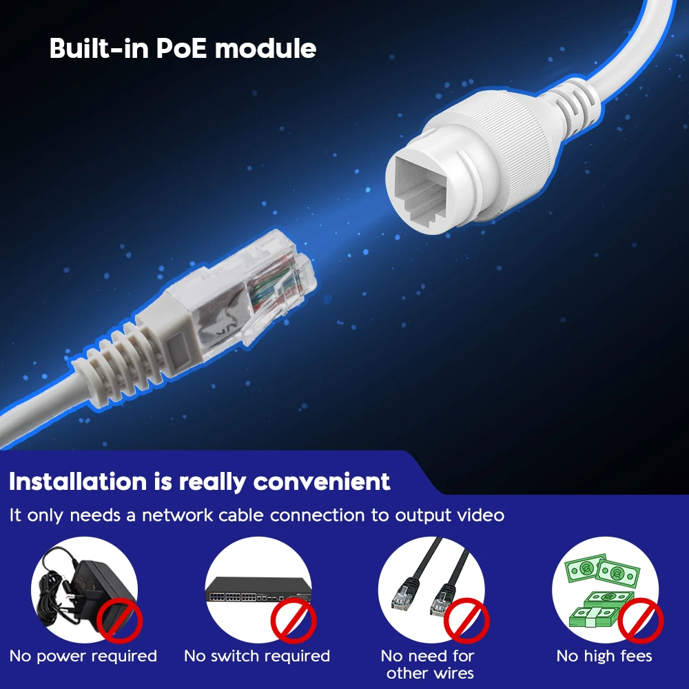 Imagem -04 - Dahua Original Ipc-hfw1230s-s5 4mp Entrada ir Fixo-focal Bala Rede Poe Câmera ip ir 30m H.265 Ip67 Inteligente Pss Dss Dmss Cctv