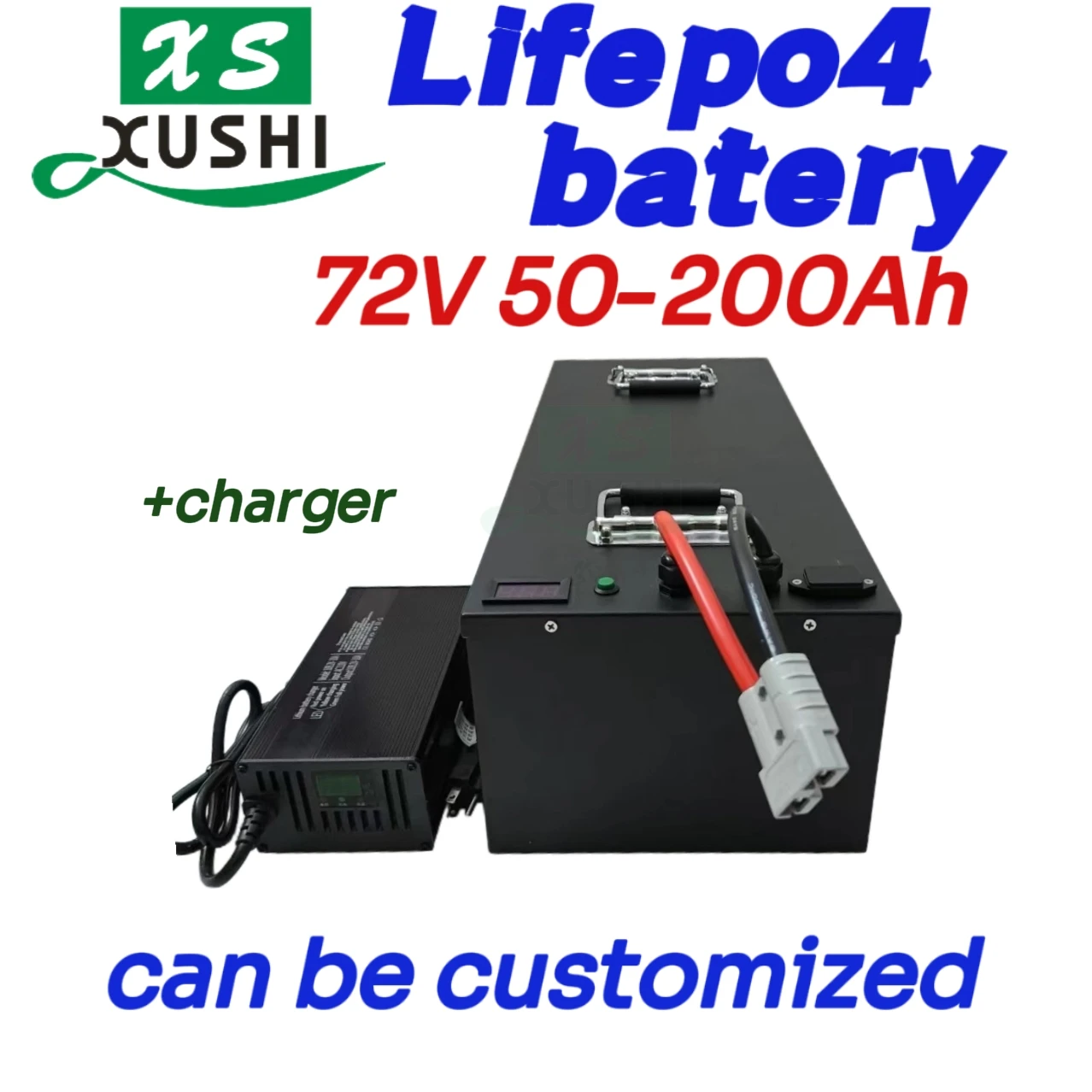 

Lifepo4 72V50Ah 60Ah 70Ah 80Ah 100Ah 150Ah 180Ah 200Ah литиевая батарея для скутера, мотоцикла, трехколесного велосипеда, электрического четырехколесного автомобиля