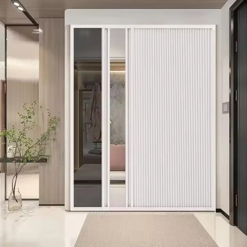 Cellular Window Shades Cordless Window Curtains Day and Night Vertical Honeycomb Blinds for Sliding Glass Door